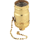 LAMP HOLDER W/PULL CHAIN LEVITON