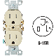 078477381915 IV DUPLEX TAMPER OUTLET