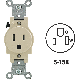 S01-T5015-0IS 15A IV TAMPR SGL OUTLET
