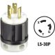 021-02611-0PB 30A-125V LOCKING PLUG