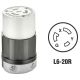 20A 250V L6-20R Locking Cord Connector R61-02323-0BX