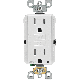Leviton 15A White Arc Fault 5-15R Duplex Outlet