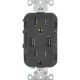 R05-T5632-0BE BLK TAMP/REC USB CHARGER