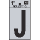 1IN REFLECT LETTER J