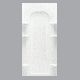 087206818677 36IN CURVE SHWR BACKWALL