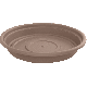 14IN CHOCOLATE POLY POT SAUCER