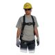 Welders harness - Friction buckle shoulder straps  mating bu