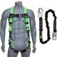 Full-body universal-sized harness w/tongue buckle legs; mati
