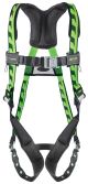Miller AirCore? harness with tongue buckles. Green.