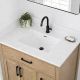 37IN WHT GLASS VANITY TOP