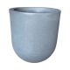 Plant Pot Cylindro 18in w/Saucer Granite