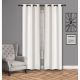 Curtain Textured Blackout Panel 38x84in Snow White