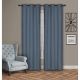Curtain Textured Blackout Panel 38x84in Marine