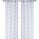 Curtain Gloria Floral Sheer Panel 54x84in Blue