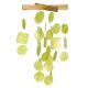 Mini Capiz Chime - Lime Green C127