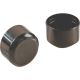 1IN BLACK PLASTIC LEG TIP