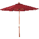 7.5FT MKT BURGND UMBRELLA
