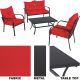 TJF-S007B 4PC APOLLO CHAT SET