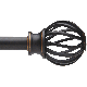 Curtain Rod Umbra Coppola 28in-48in Black