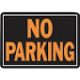 Alum Sign, No Parking 10X14