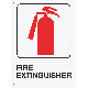 5X7 FIRE EXTINGSHER SIGN