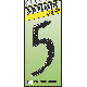 4IN BLK NUMBER 5