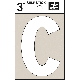 3IN WHT VINYL LETTER C