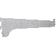 12IN ZINC BRACKET