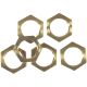 BRASS LAMP LOCKNUTS