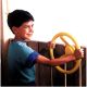 YELLOW STEERING WHEEL