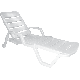 White Chaise Lounge