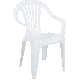 037063110131 WHITE LOW BACK CHAIR