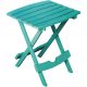 Folding Side Table Teal 15inx17.5in