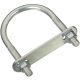 3/8" x 2.45" x 4" Zinc Round U Bolt