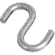 N197186 1-1/2IN SS OPEN S HOOK