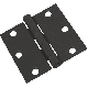 3X3 BLK DOOR HINGE