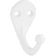 WHT SINGLE CLOTHES HOOK