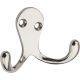 N274209 2PK CHR DBL CLOTHES HOOK