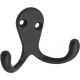 Bronze Double Clothes Hook 2 pk
