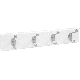 18IN WHT/SN H-M HOOK RAIL