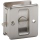 Privacy Satin Nickel Pocket Door Lock Pull