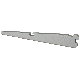 12IN NKL SHELF BRACKET