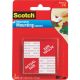 Scotch Mounting Squares Removable 1inx1in 1lb #108