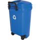 Bin 34 Gal Recycle Blue W/Lid