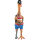 Squeaky 17 In. Chicken Dog Toy
