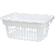 WHITE LAUNDRY BASKET