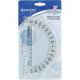6IN CLEAR PROTRACTOR