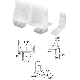 WHITE NYLON TRACK GUIDE
