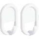 WHITE ADHESIVE HOOK
