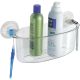 Suction Shower Basket PL Clear InterD 52420